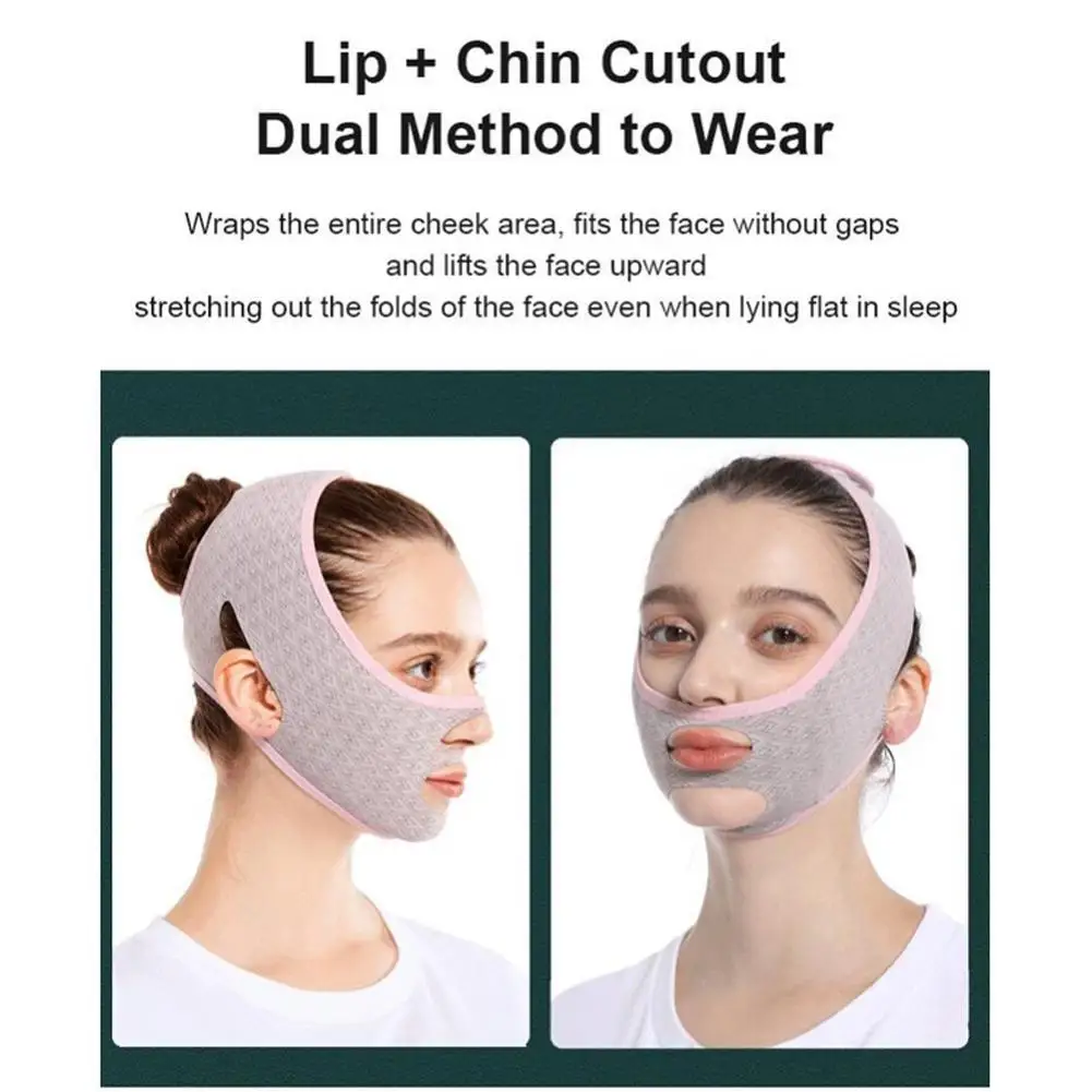 Chin Cheek Wyszczuplający bandaż V Line Lifting Mask V Shaper Face Lift Sleeping Mask Anti Wrinkle Strap Band Beauty Health