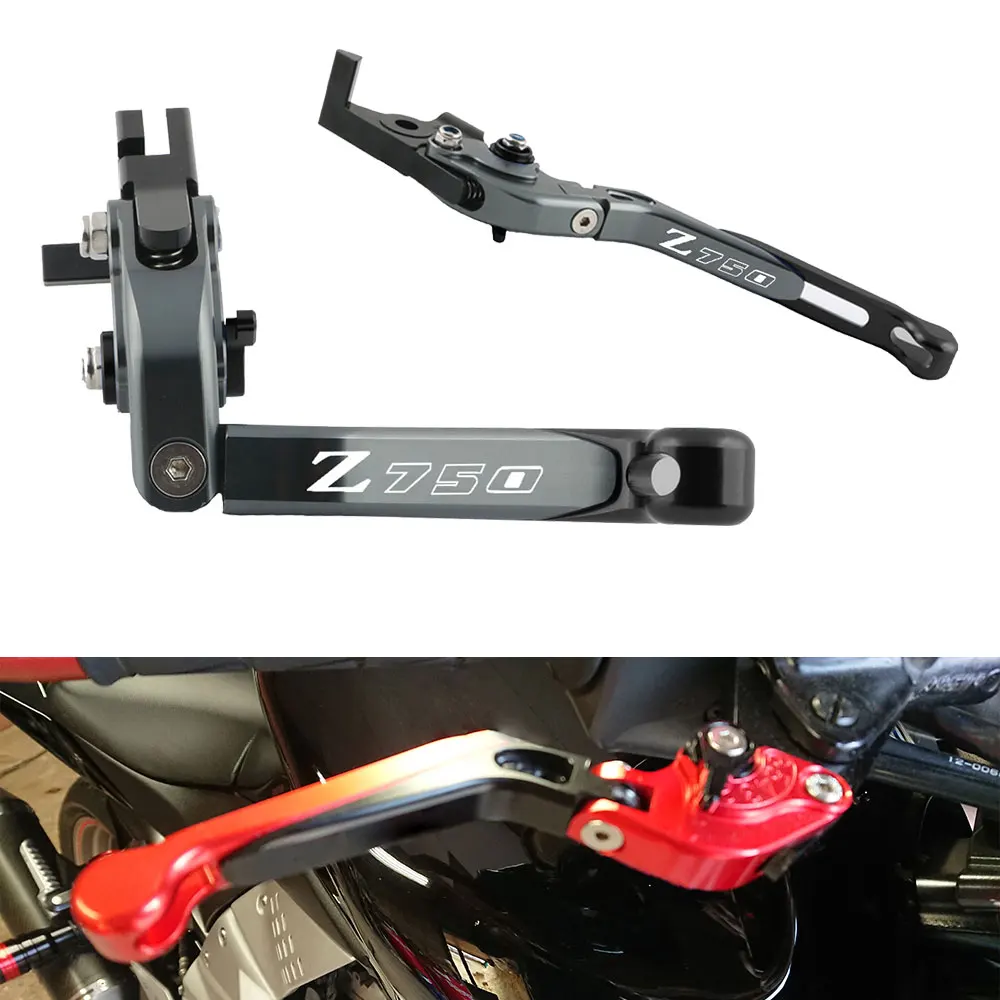 

Для Kawasaki Z750 Z750S Z750R 2004-2008 2011-2012 мотоциклетный рычаг сцепления, набор тормозных рычагов, регулируемая складная ручка, аксессуары