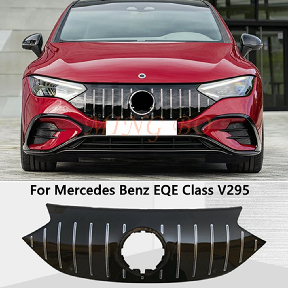 For Mercedes EQE Class V295 EQE350 EQE300 EQE500 EQE43 EQE53 Grille GT Style Front Bumper Grill