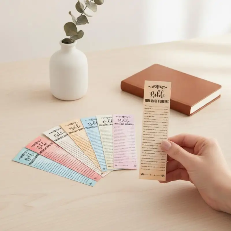 NEW Watercolor Gradient Bookmarks 30Pcs Delicate Page Marker For Book Reading Ideal Religious Souvenir Gift For Classroom Favor