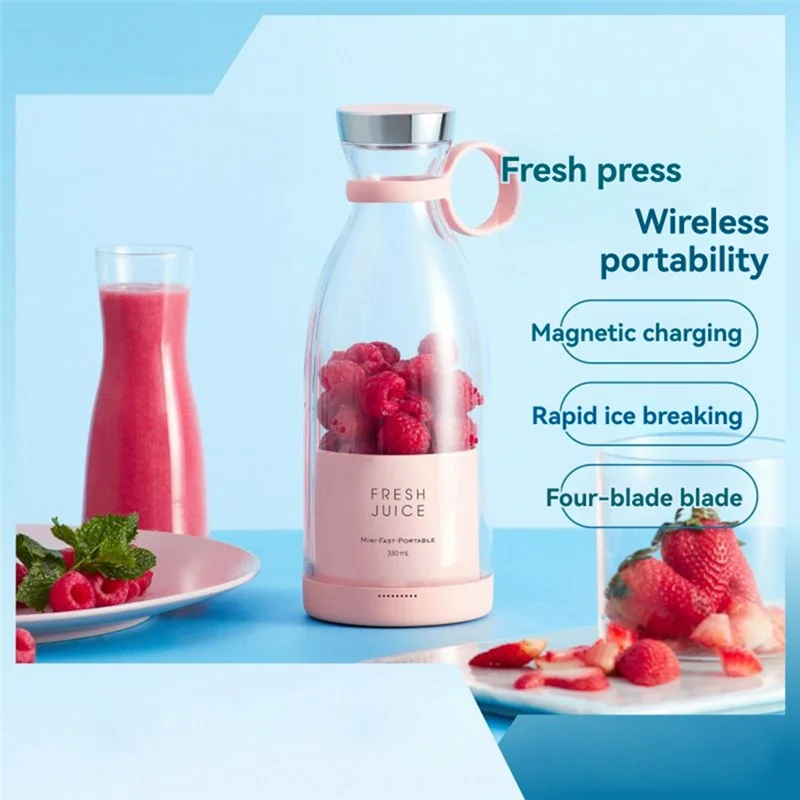 

Эффективная соковыжималка для фруктов, маленькая чашка для сока, мощная портативная беспроводная электрическая соковыжималка для домашнего использования