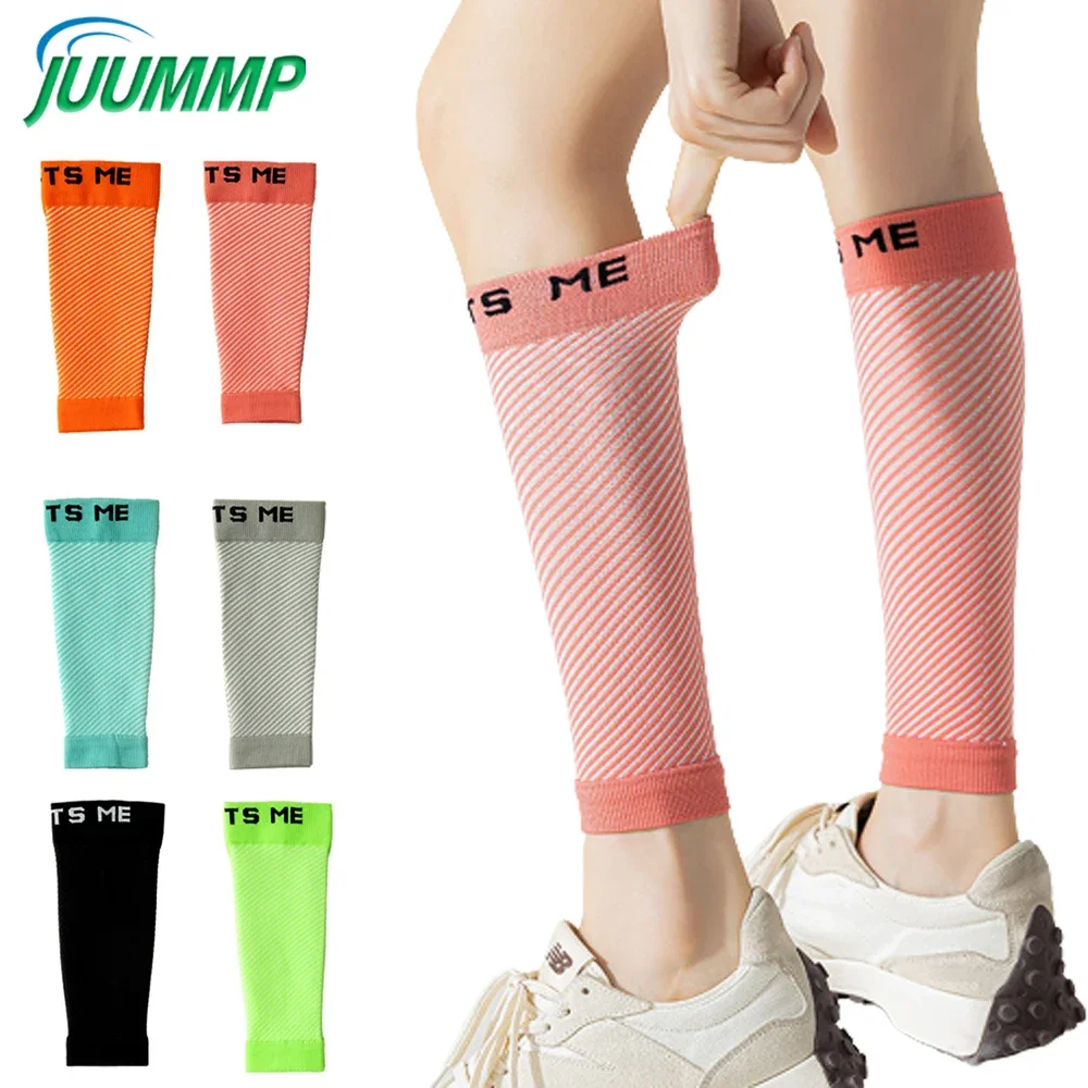 1Pair Calf Compression Sleeve Men Women - 23-32mmHg Shin Splint Compression Sleeve Recover Varicose Veins,Torn Calf,Pain Relief