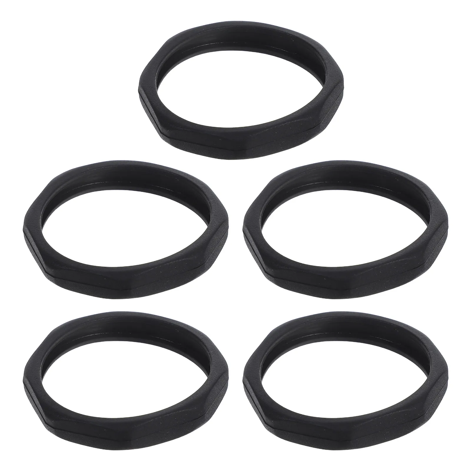 

5pcs Microphone Anti-Slip Sleeve Gasket 50mm Diameter Anti Rolling Ring Anti Fall Sleeve KTV Stage Conference