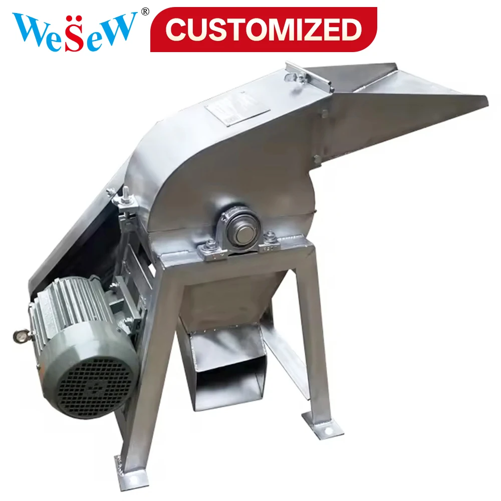 

Stainless Steel Multifunctional Straw Crusher, Corn Cob Feed Crusher, Corn Stalks, Rice Milling Machine, Commercial Industrial I