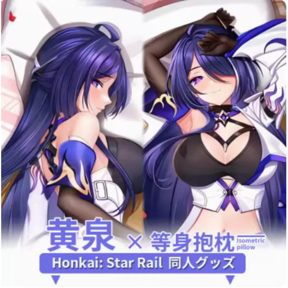 

Honkai: Anime Star Rail Acheron Sexy Dakimakura Hing Body Pillow Case Cover Japanese Game Pillowcase Cushion Bedding MMS case