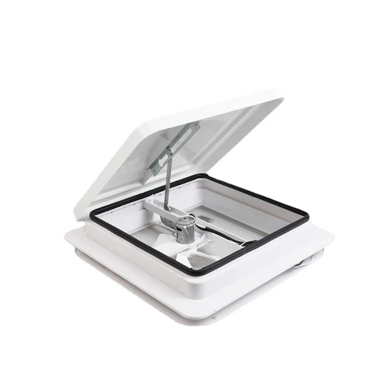 

RV Trailer Ventilation Cover Base with Motor Fan Blades, Vents, Camper Exhaust Fans