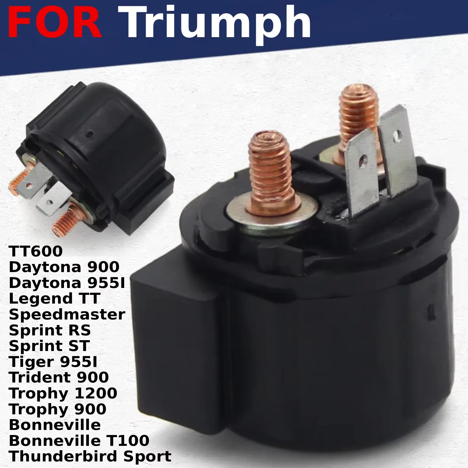 Starter Relay Solenoid For Triumph Bonneville T100 Daytona 900 955I Legend TT Speedmaster Sprint RS ST Thunderbird Sport Trident