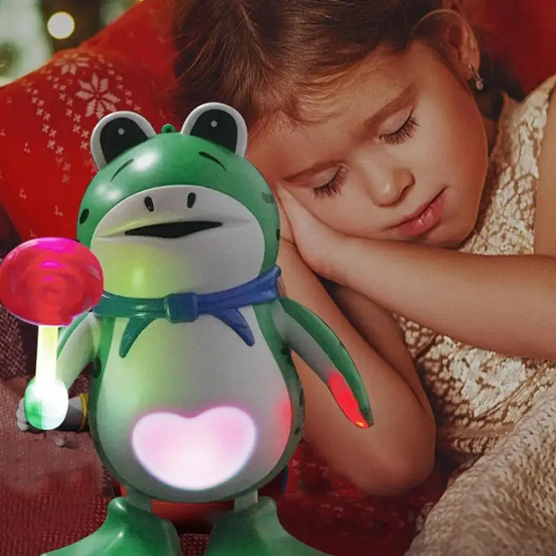 Jouets électroniques pour animaux de compagnie avec balançoire, musique légère, jouets interactifs universels pour enfants, anniversaire, nouvel an, cadeaux de Noël