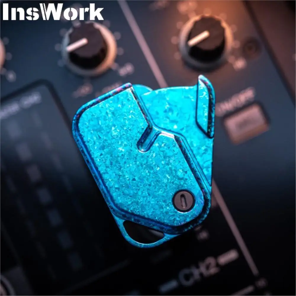 

01EDC Цирконий дамасский сверхпроводимый нажимной слайдер декомпрессионный инструмент монета гироскоп для пальцев игрушка EDC