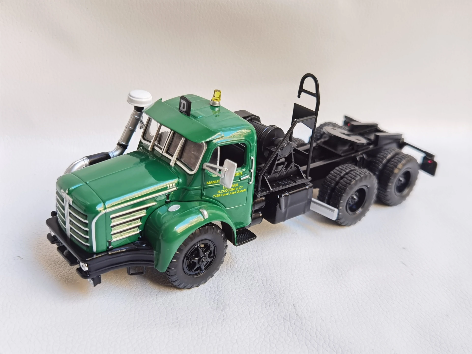 Diecast ODEON BERLIET TBO DESSIRIER ZUCCOHONI Französisch Berliet Anhänger Lkw Modell T6i3 Legierung Auto Modell Sammeln Spielzeug