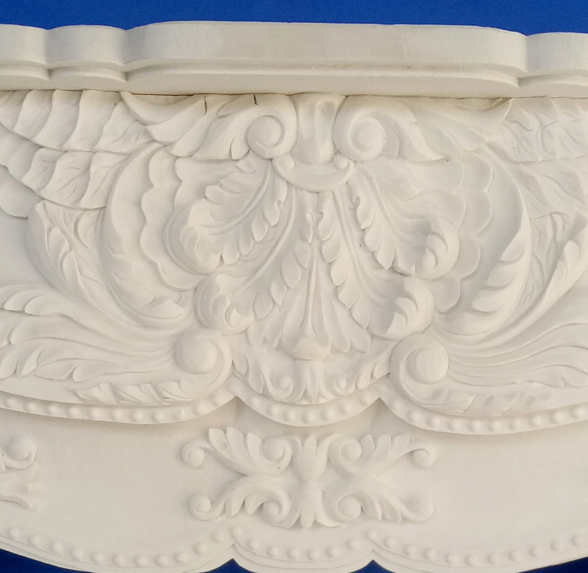 Marble fireplace surround mantel frame European Baroque style stone carving custom made chimneypiece