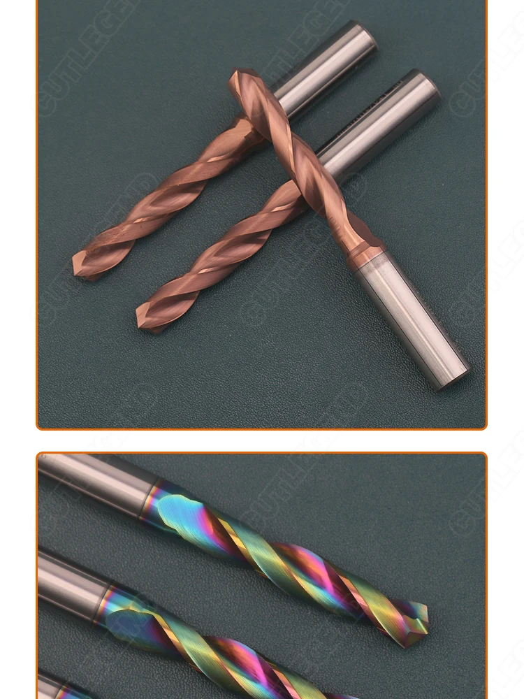 1 Stück HRC60 3D Hartmetall-Bohrer mit externer Kühlung, Legierungsbohrer aus Wolframstahl, Hartmetallbohrer für Aluminium und Stahl – Detail 8