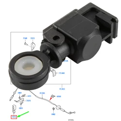 For Ford Focus Mk2 Fiesta MK5 AT Transmission Gear Cable Collet 4S6P-7412-AB 1798222 End Bushing Repair Kit Replacement Parts