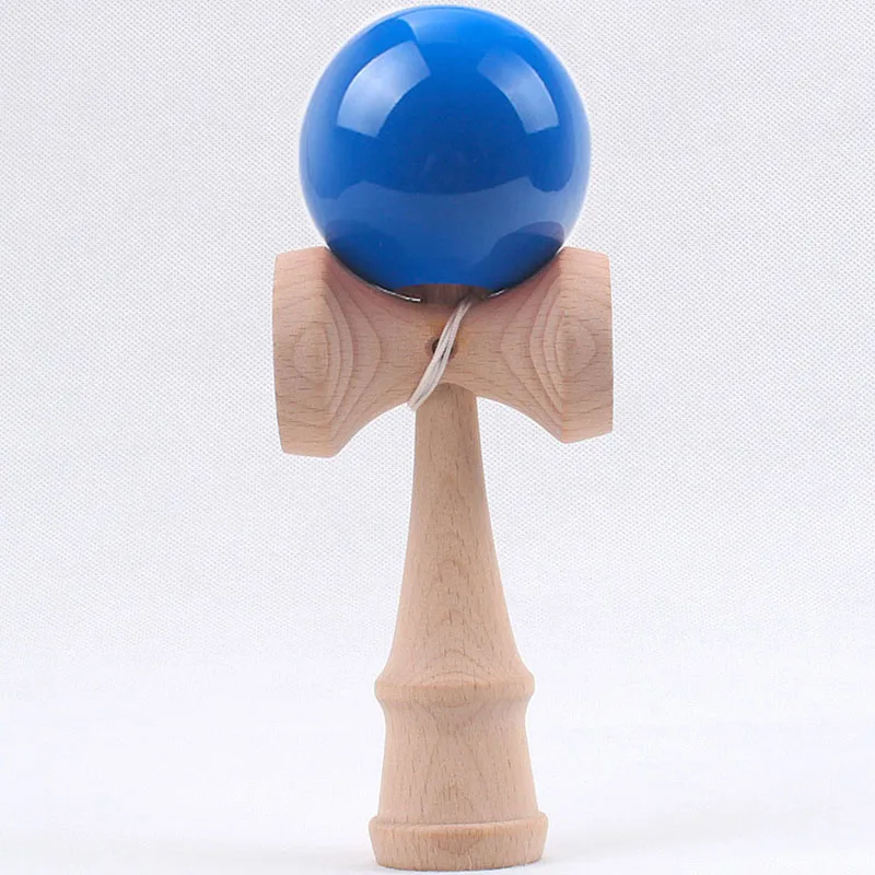 ORFOFE – 2 Kendama En Bois – Jouet éducatif Coordination – Fête, Plage, Voyage – Taille 10x3 Cm – Couleurs Aléatoires