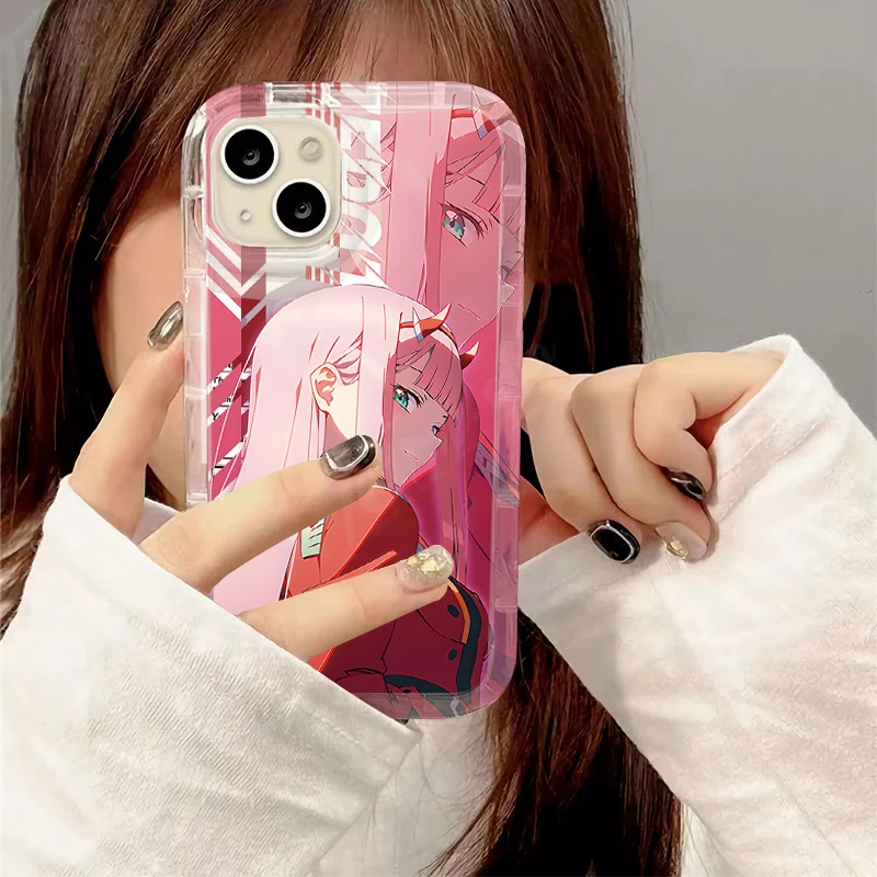 Anime Darling in the Franxx Case for Xiaomi Redmi Note 13 12 Pro Plus 12S 11 11S 10 10S 9 9S 8 Pro 12C 10C Clear Silicone Cover