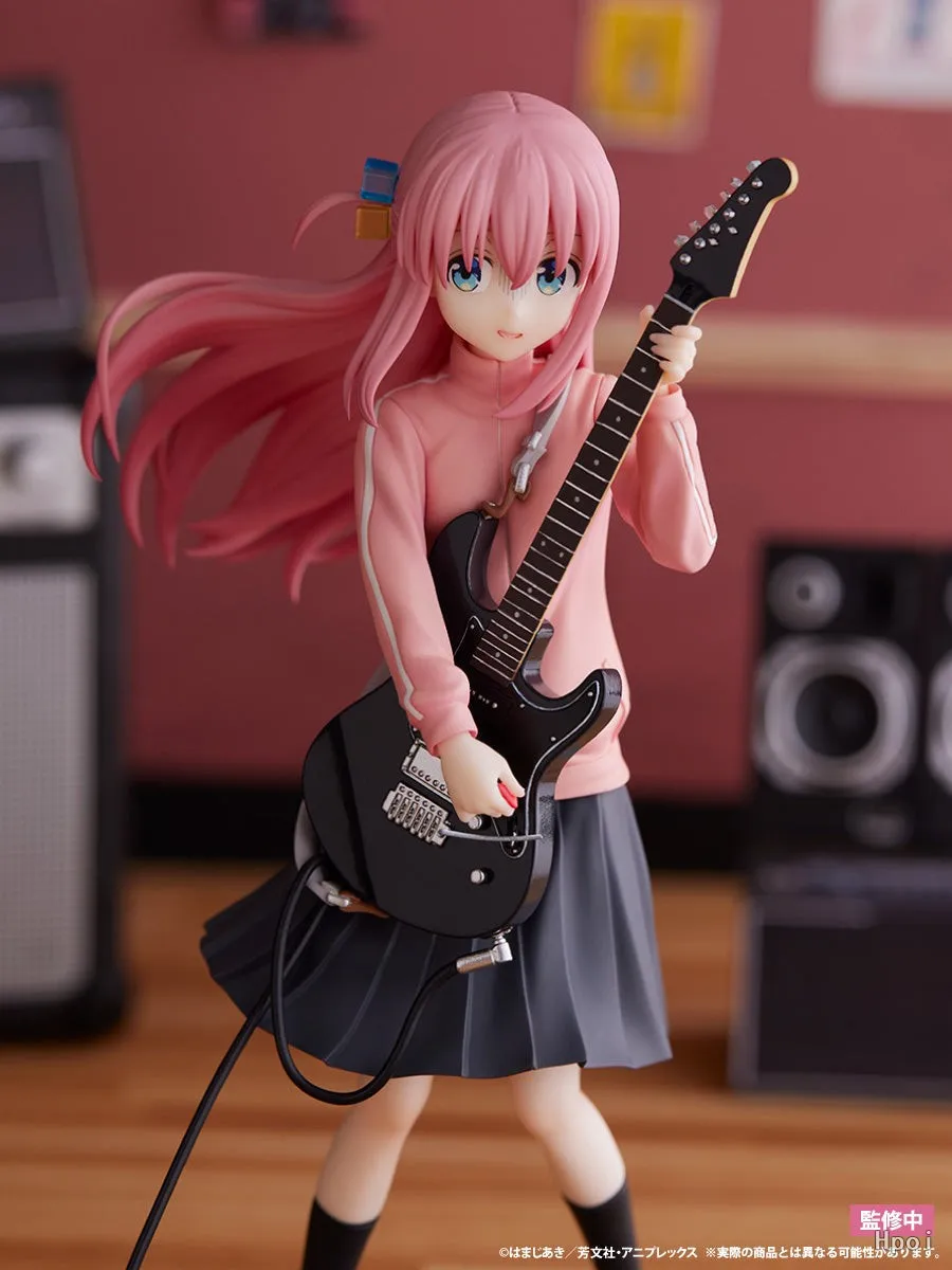 15CM Anime Bocchi the Rock! Gotou Hitori Figure Guitar Performance Scene Model Toy Gift Collection Ornament Action Figure PVC