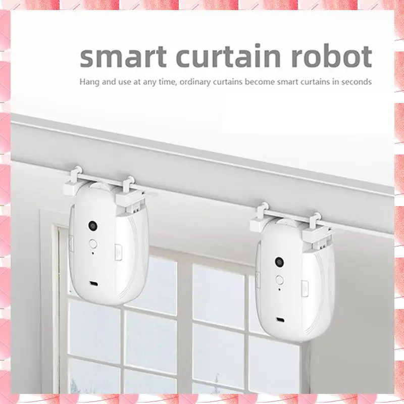 JAJA Smart Curtains Robot Roman Rod Track/T/U-Rail Tracce 3 In1 Apri tenda automatico Motore per tende con telecomando