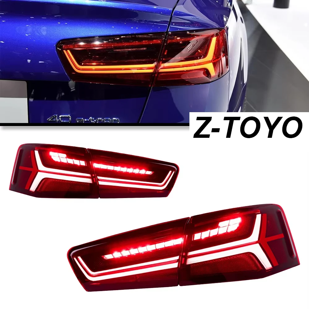 

Auto Parts Tail light For Audi A6 A6L C7 2012-2015 latest Styling Steering signal Brake reversing light Car Accesorios Modified