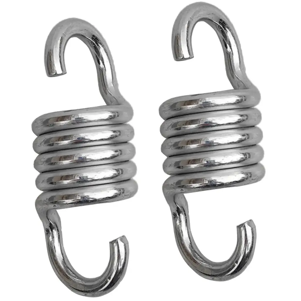 Suspension Hooks Springs Strong Steel Hammock Chair Hardware Hanger for Garden Egg Chair Hammock Hanging Setup