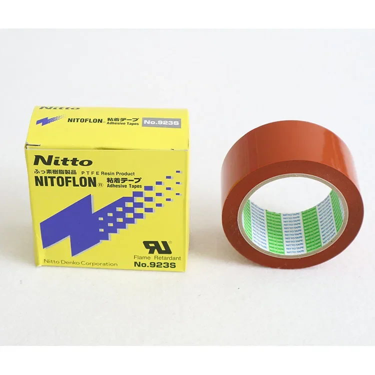 50mm 5cm Orange NITTO 923S PTFE Nitto Adhesive Heat Resistance Tape