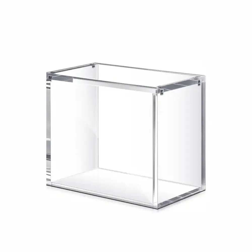 

Clear Acrylic Game Card Box Protective Cases Magnetic Closure 5mm Thick Game Card Box Case for English Booster Boxes