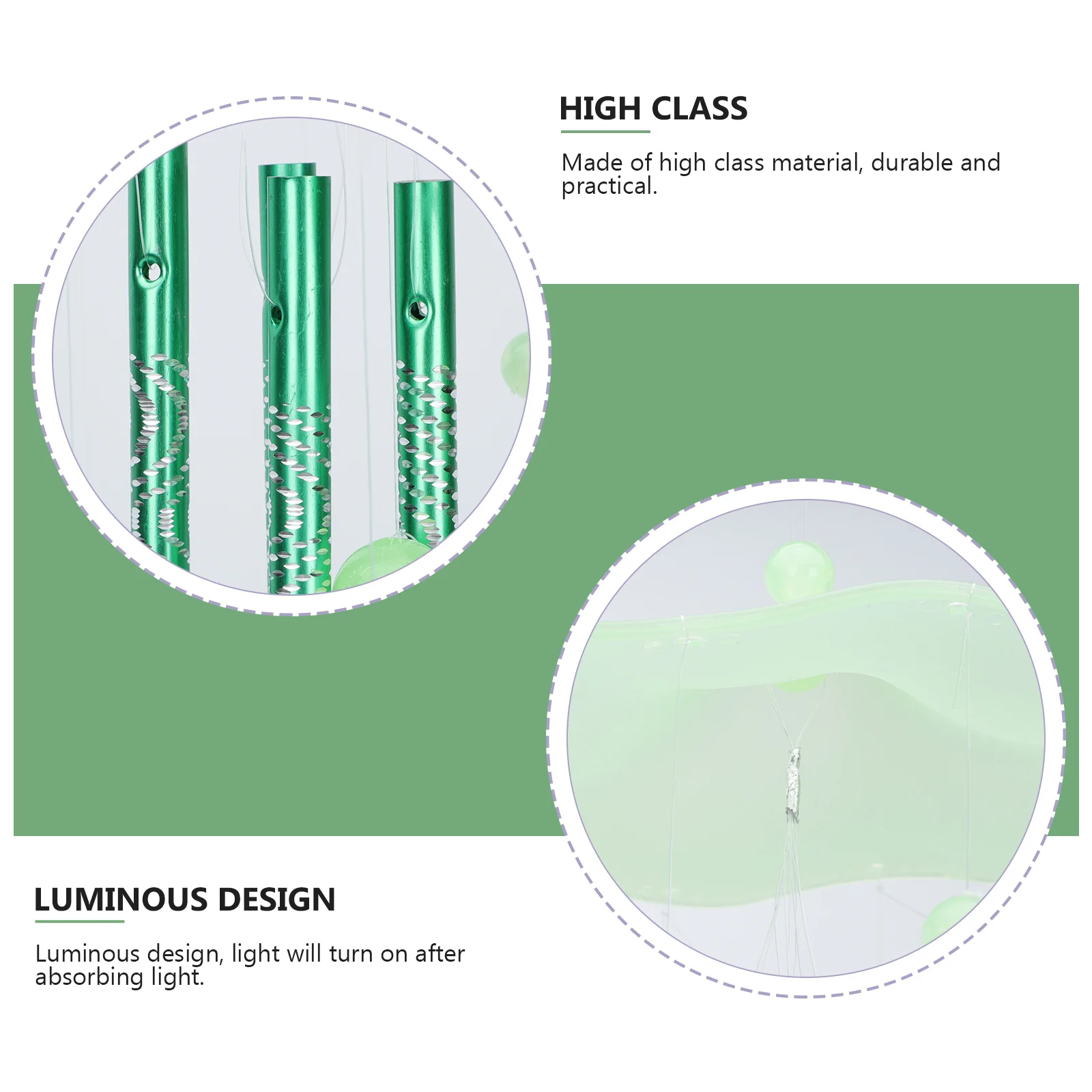 

1pc Luminous Chime Pendant Grape Modeling Unique Wind Bell For Balcony Outdoor Garden Decor Hanging Ornament Scene Wind Chime