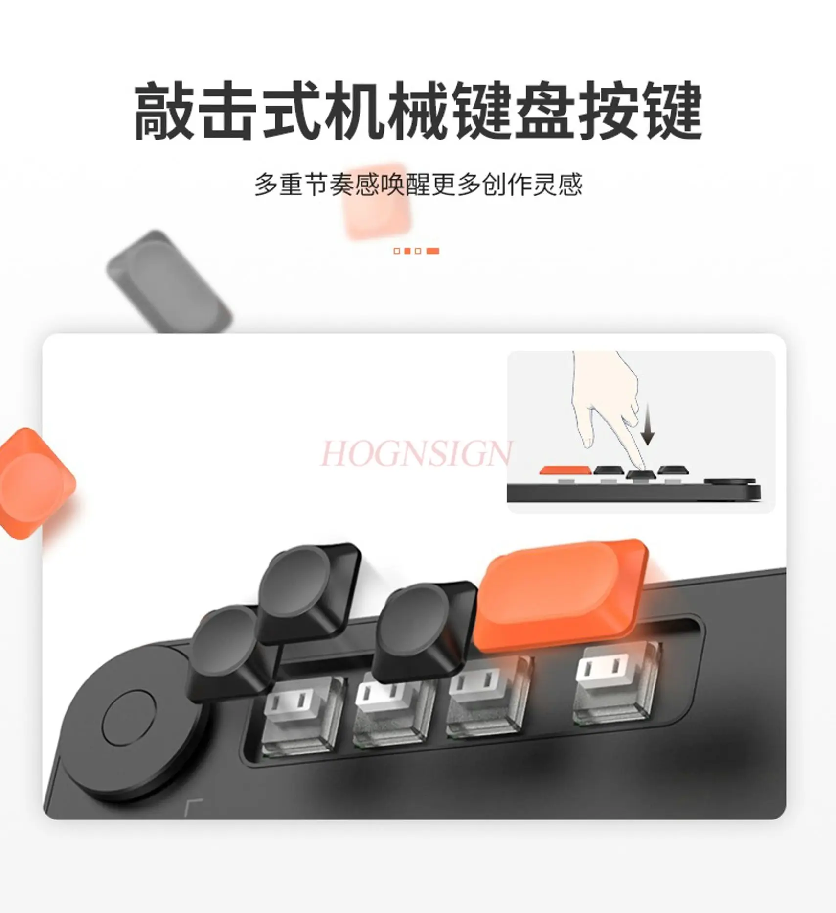 1pcs Digital board, mechanical buttons, hand drawn board, connected to mobile phone and computer
