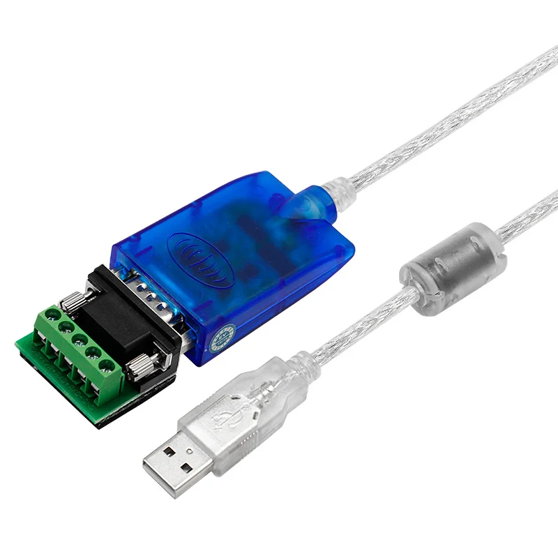 UOTEK 1.5M RS485 RS422 to USB Cable Adapter FTDI Chipset DB9 Male Connector USB RS485 RS422 Converter UT-890A