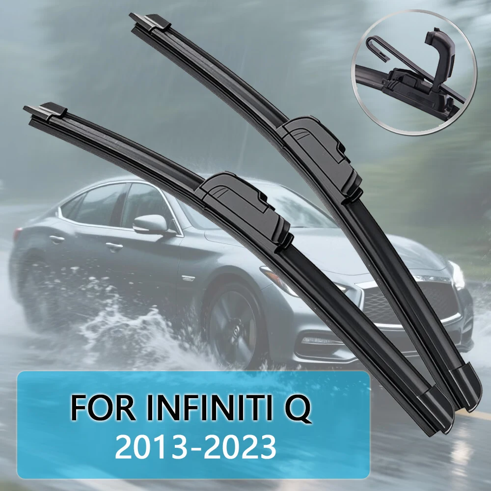 

Щетка стеклоочистителя автомобиля для Infiniti Q (30 50 60 70) 2013-2023, резиновая заправка для лобового стекла, стеклоочиститель переднего стекла, автоаксессуары