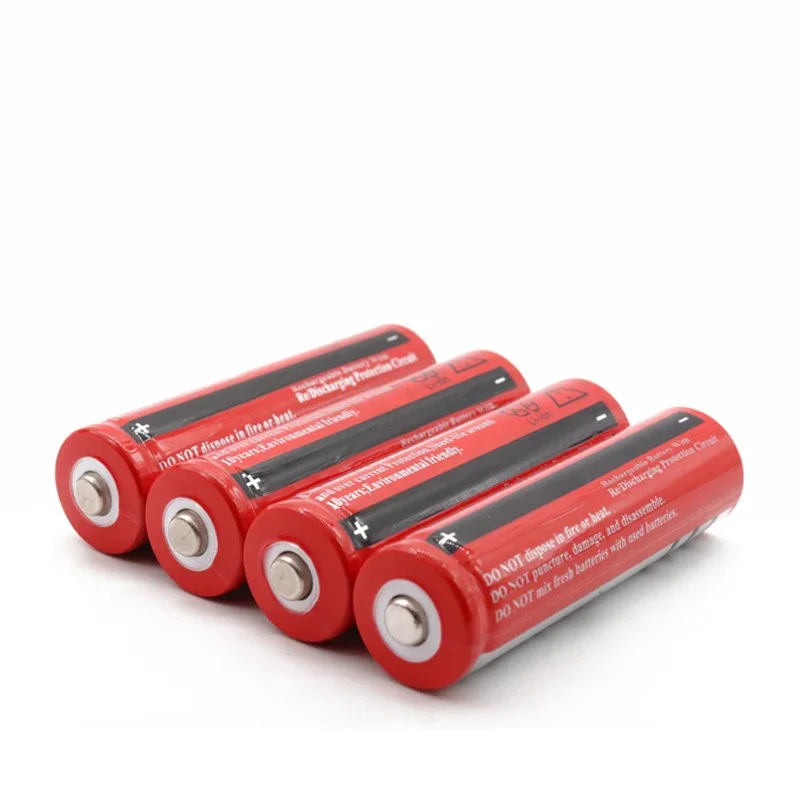 100% new original 18650 Rechargable Battery 4200 mAh 3.7 V for LED Lantern torch