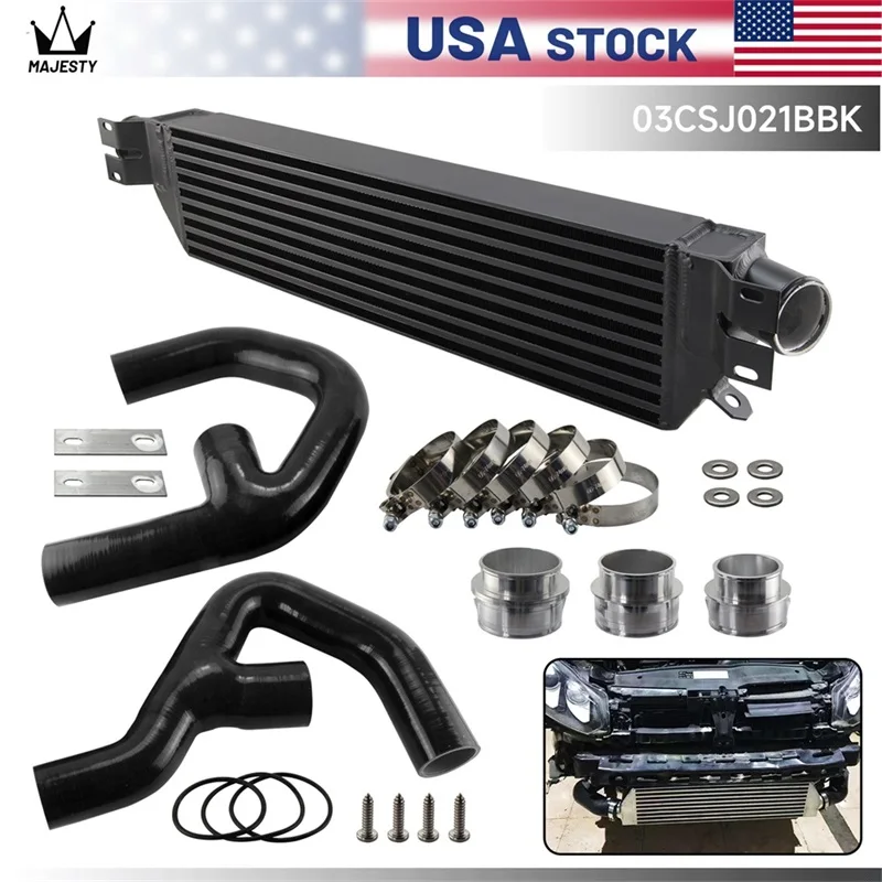 

Turbo Intercooler Kit For Audi A3 VW Golf MK5 MK6 GTI FSI Jetta 2.0T 06-10 Black