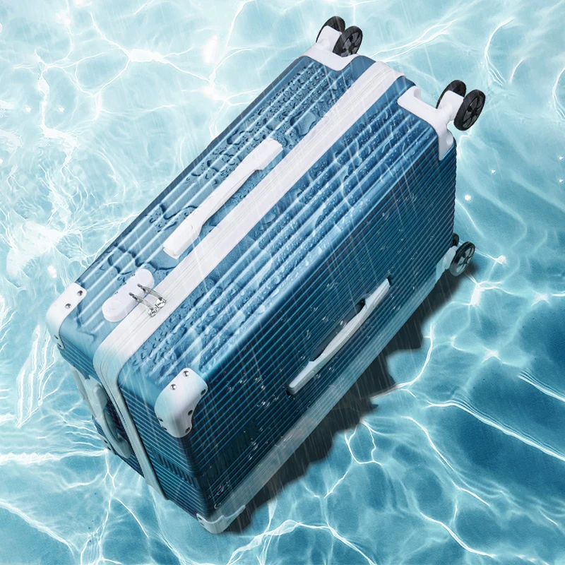 متعددة الوظائف الأمتعة USB ميناء شحن حقيبة سفر مجموعة المقصورة الناقل 20 22 بوصة حقيبة دوارة #5