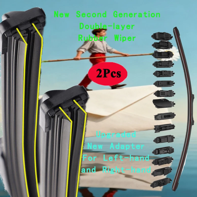 

For Mitsubishi Grandis Space Wagon 2003-2011 Car Windshield Wiper Blade Front Windscreen Brushes Washer Accessories Cleaning