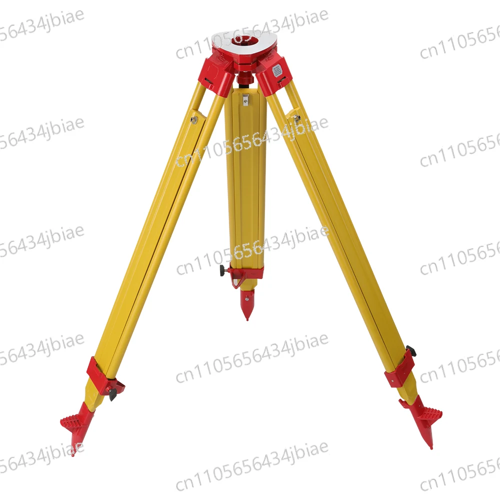 Tripod Stand for Surveying, Measuring Heavy Duty Wood Tripod GST120-9 with Twist Lock & Carrying Strap - Professional Stable