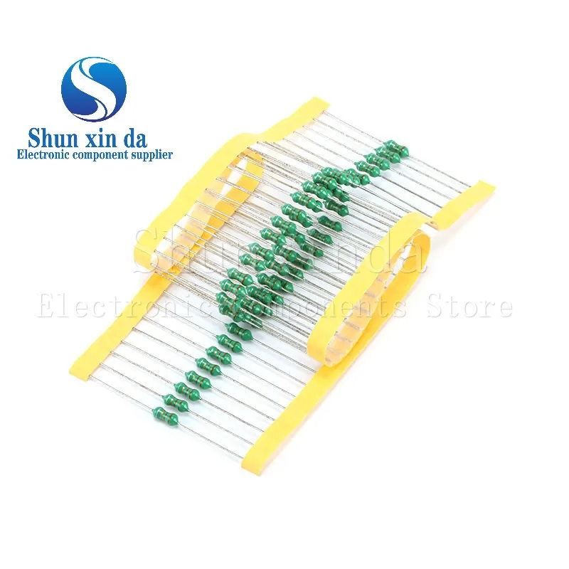 20PCS 0410 Color Ring Inductance 1/2W 0.5W 1 1.5 3.3 2.2 6.8 4.7 8.2UH 10UH 15 22 33UH 47UH 68 100UH 150 220 330 470UH 1MH 4.7MH