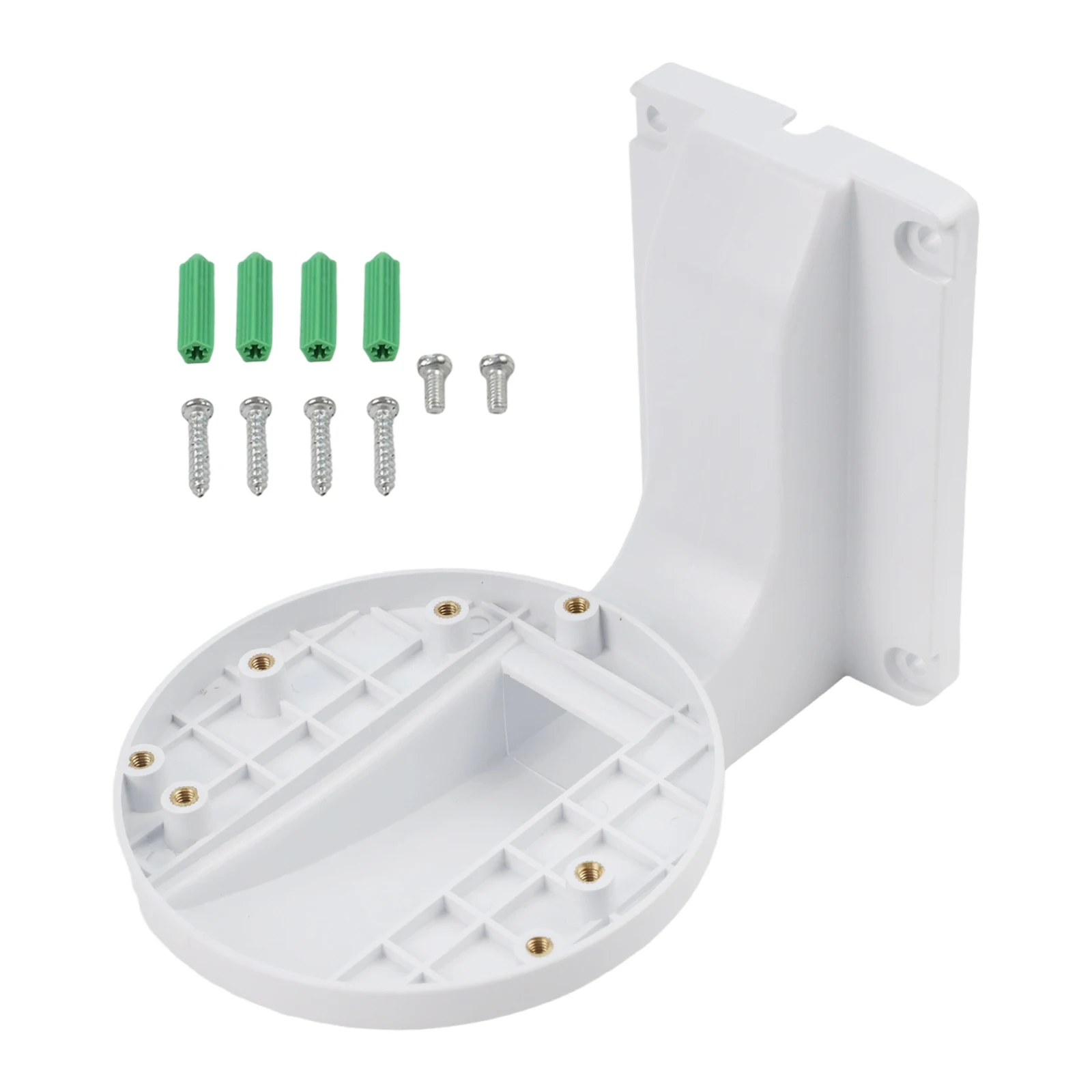 Fits for Hikvision IP Dome Camera Wall Mount Bracket Plastic White 12*7.6cm DS-1258ZJ ABS Practical Replacement view 4