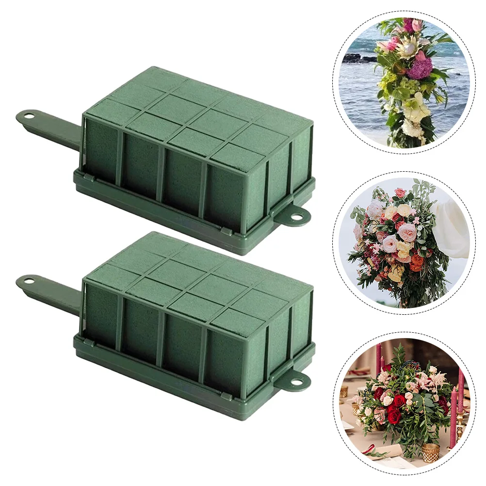 2 قطعة قفص الأزهار أداة تشكيلة زهور متينة تصميم سخية مثالية لسيارة الزفاف الأزهار DIY مشاريع قفص رغاوي الزهور