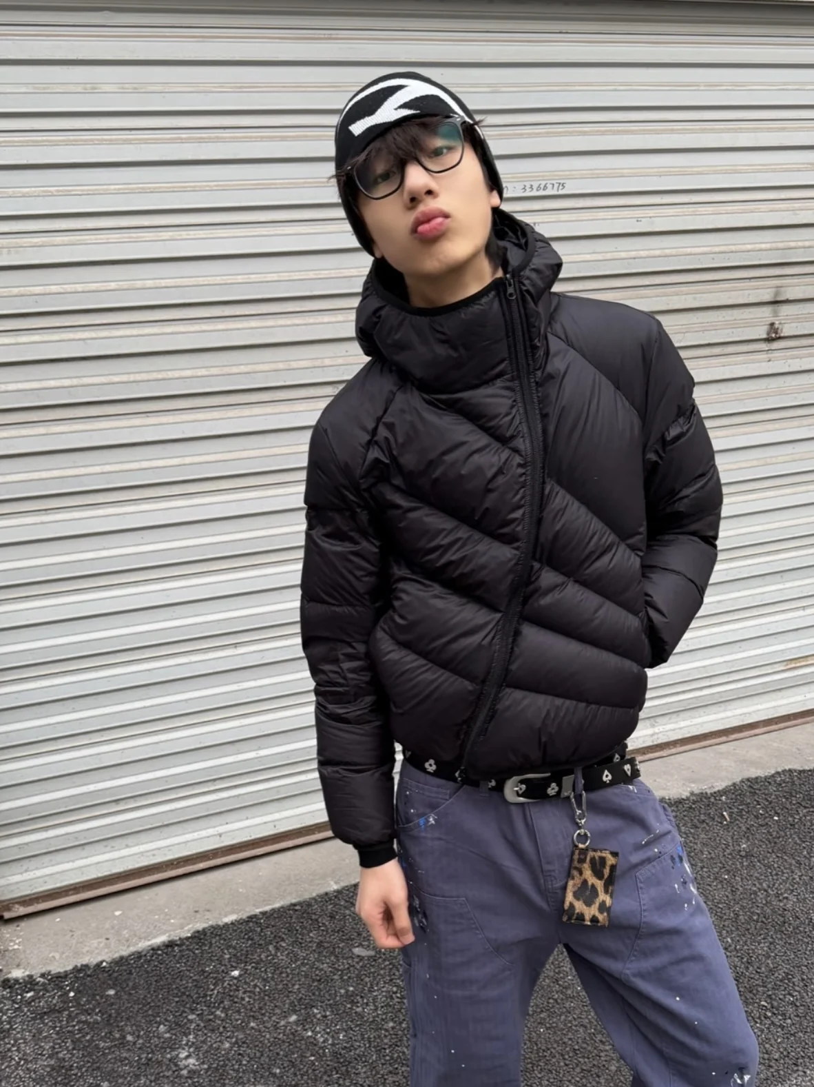 

Американская повседневная хлопковая куртка унисекс, зимнее утепленное широкое пальто для пар, с капюшоном, нестандартный дизайн