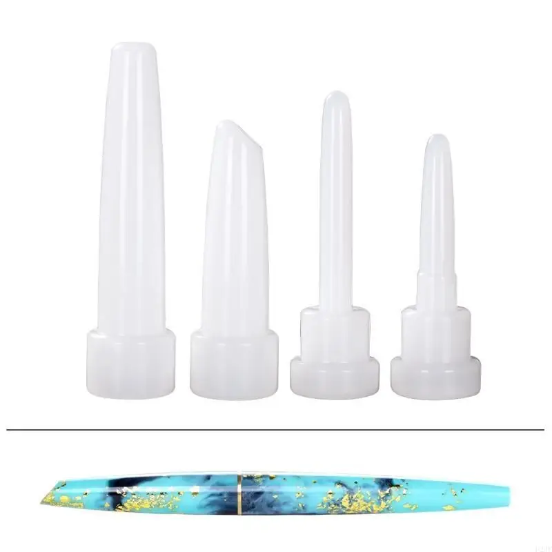 Fountain Pen Silicone Mould Dried Flower Resin Decorative Craft DIY Pen Mold