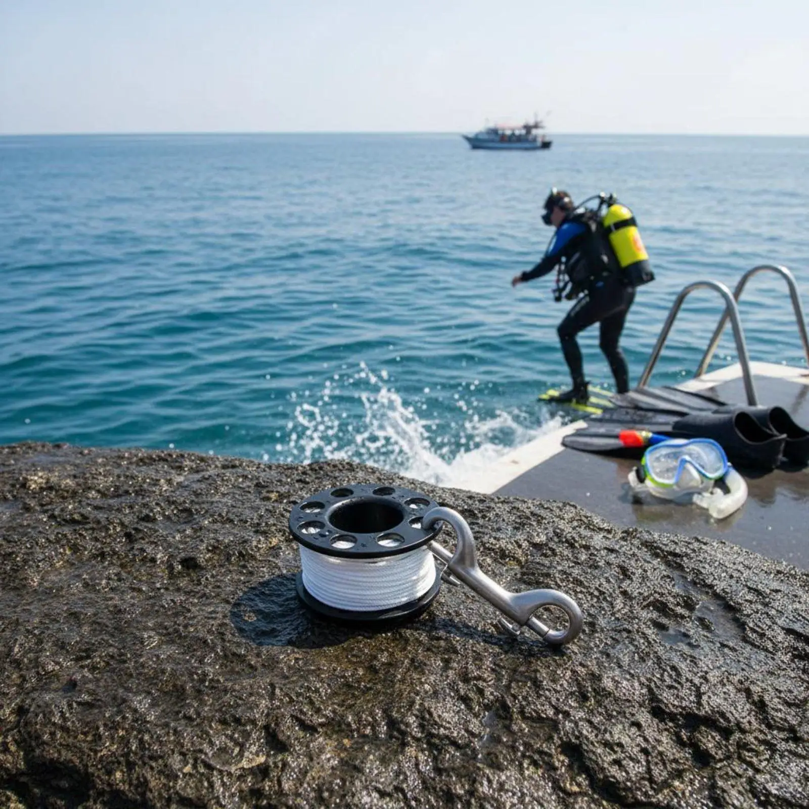 diving-line-spool-large-center-hole-wreck-reel-pom-construction