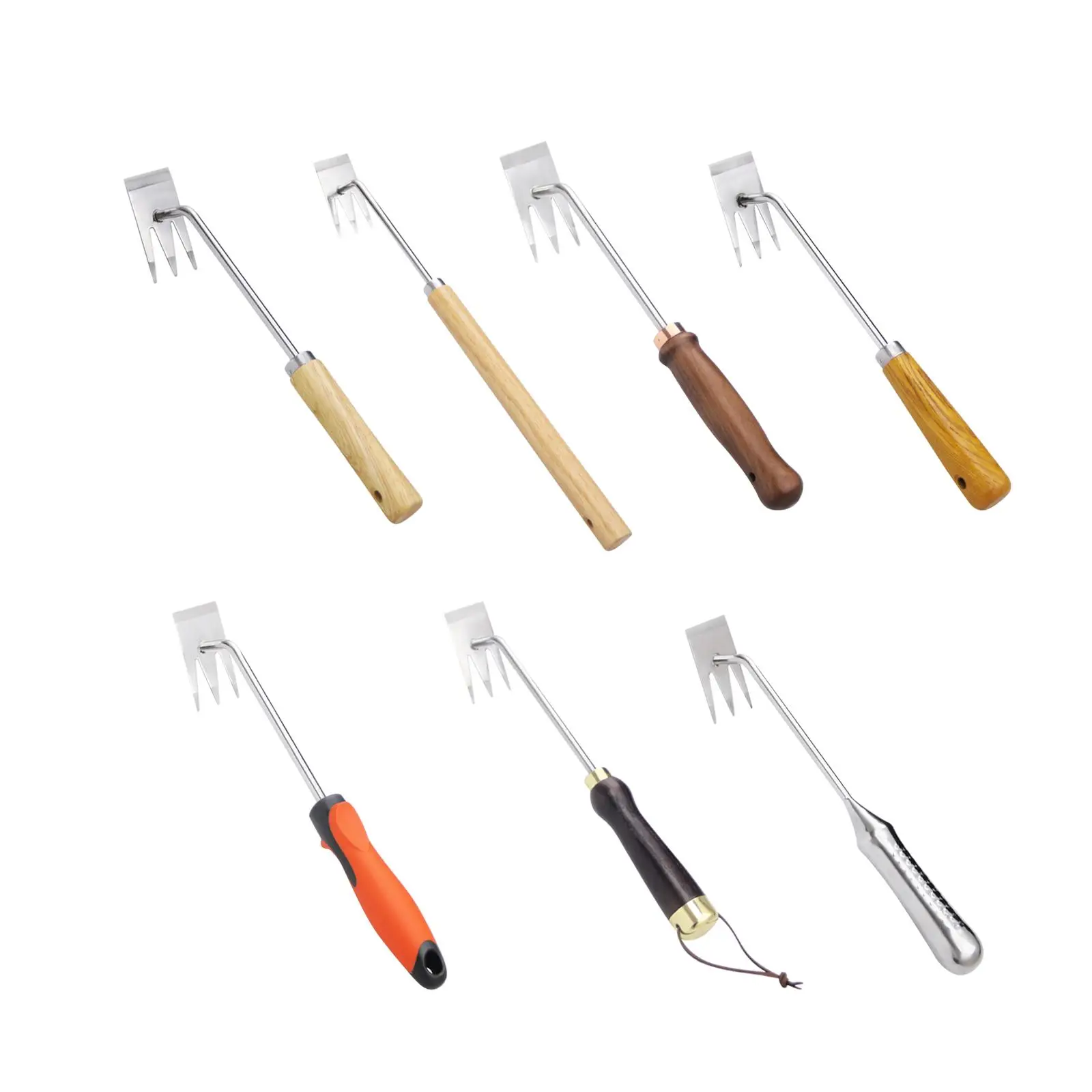 Garden Weeding Tool High Strength Weed Remover Hand Tool Dual Purpose Weeder for Growing Flowers and Vegetables