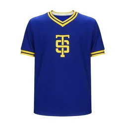 Taylor Cheerleader T-shirt Top Men Shake It Off TS Blue Yellow Cheerleading Outfits Tay Tay Fans Party Concert Costume for Male