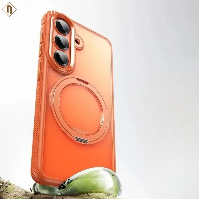 Magnetisch 360° ° Drehbarer Ständer mit separaten Tasten, Hülle für Samsung S26 S25 Ultra Plus S26+, rutschfester Stoßfänger, Airbag-Schutzhülle
