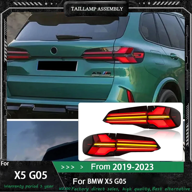 

Car LED Tail Light Assemblies For BMW X5 G05 2019 2020 2021 2022 2023 Auto Rear Fog DRL Brake Turn Signal Lamp Plug and Play