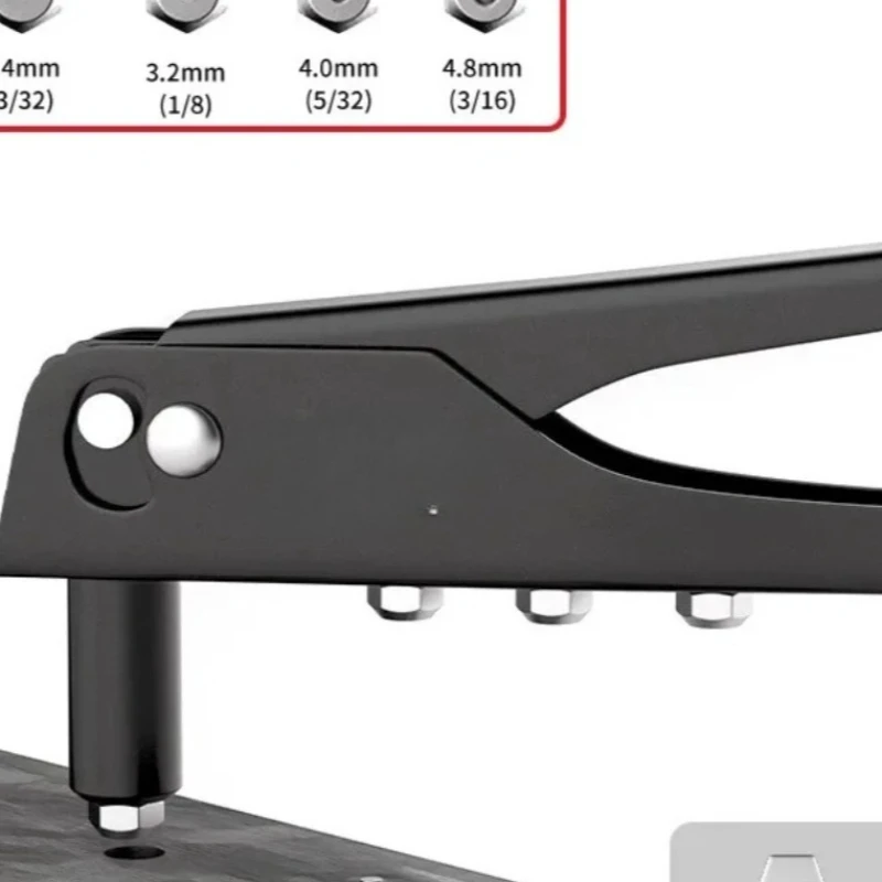 مع 100 قطعة من المسامير لقارب مقطورة الأثاث-مجموعة مسدس برشام البوب المهنية الثقيلة برشام بندقية اليد المبرشم أداة عدة #3