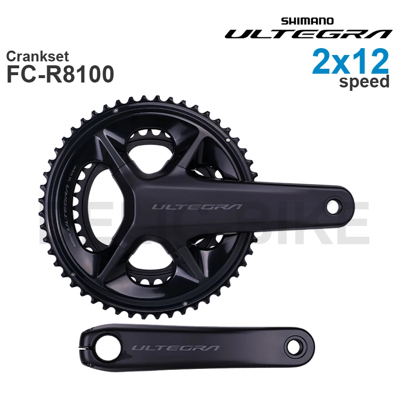 SHIMANO ULTEGRA Crankset FC-R8100 50-34T 52-36T 2x12-speed  HOLLOWTECH II Original parts