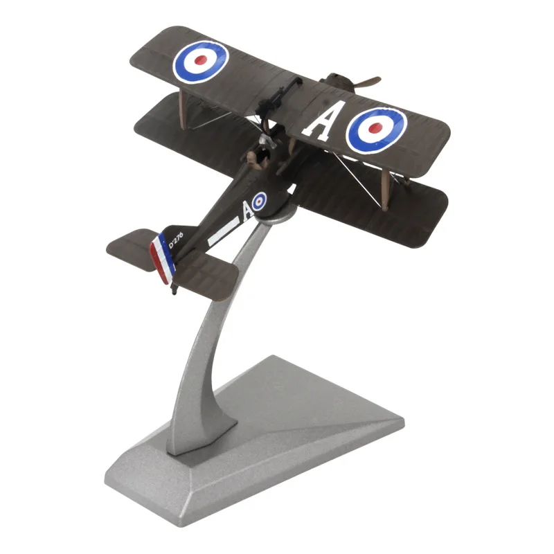 1/72 Scale Model British Turbine Se5a Biplane Propeller Fighter Made Of Alloy, As A Decorative Aircraft