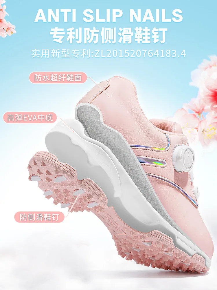 PGM Scarpe da golf da donna Casual Sport Lady Sneakers Allacciatura rapida Microfibra Impermeabile Antiscivolo XZ297/XZ298 All'ingrosso