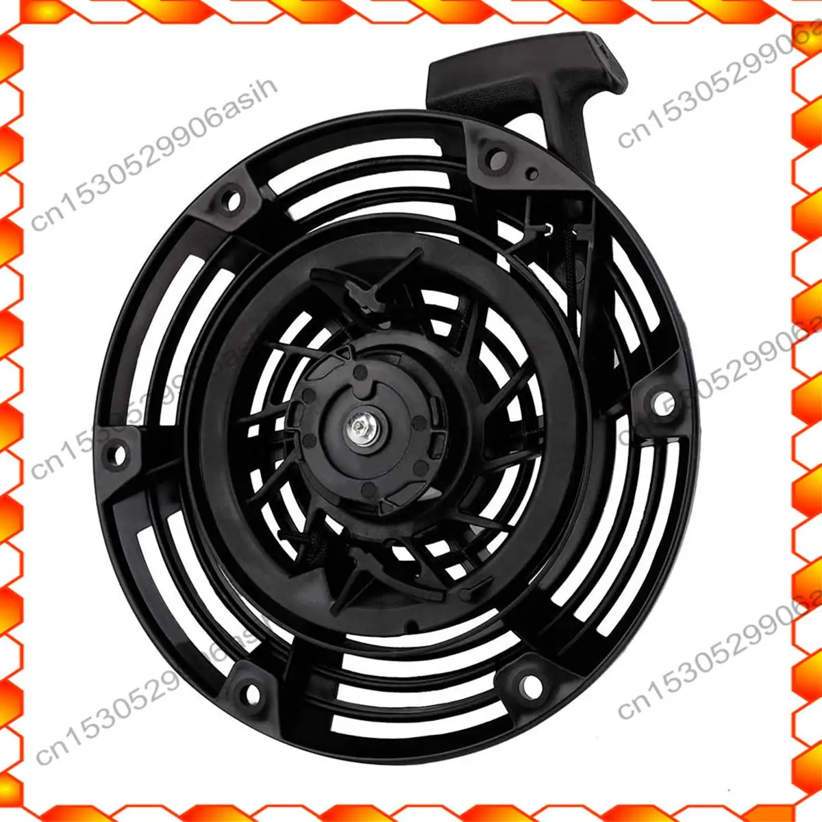 -AT52 리코일 스타터 Briggs & Stratton 용 풀 스타트 교체 112000 111000 114000 엔진 모델 잔디 깎는 기계 되감기 스타터