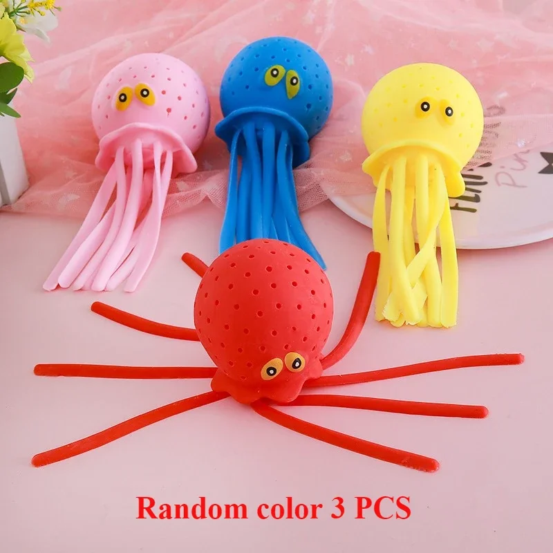Jouets de bain de piscine pour enfants, jouets poulpe à presser et poupées de Dragon qui regardent en donné comme cadeaux d'anniversaire pour soulager le Stress